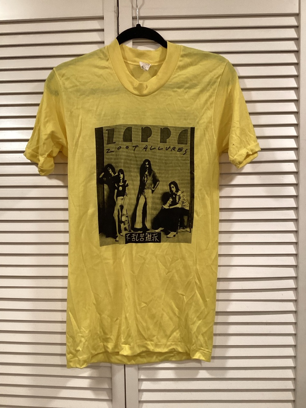 VTG 1970s Frank Zappa Tour Concert T-shirts RARE Color HTF L